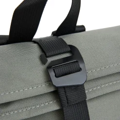 New Rebels Backham Los Angeles Zwart 7L Rolltop Rugzak Waterafstotend