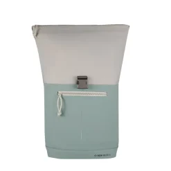 New Rebels Backham New York Salie Groen 21L Rolltop Rugzak Waterafstotend Laptop 15.6