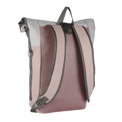 New Rebels Backham New York Oudroze 21L Rolltop Rugzak Waterafstotend Laptop 15.6"