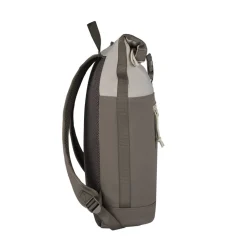 New Rebels Backham New York Taupe 21L Rolltop Rugzak Waterafstotend Laptop 15.6