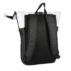 New Rebels Backham New York Zwart Reflectie 21L Rolltop Rugzak Waterafstotend Laptop 15.6"