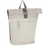 New Rebels Backham New York Beige 21L Rolltop Rugzak Waterafstotend Laptop 15.6"