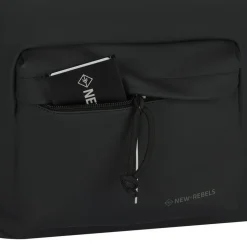 New Rebels Backham Springfield Reflectie Zwart 16L Rugzak Waterafstotend Laptop 14