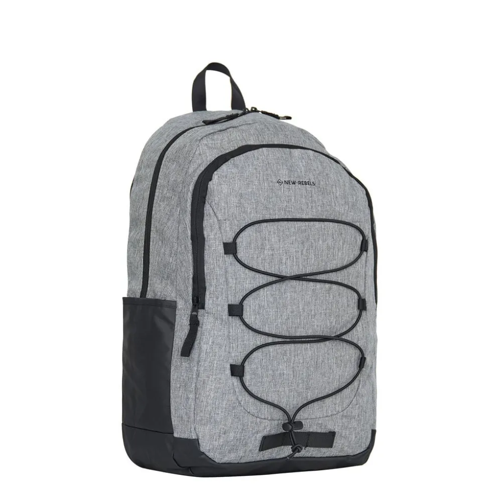 New Rebels Barto Waltham Antraciet 25L Rugzak Waterafstotend Laptop 15.6"