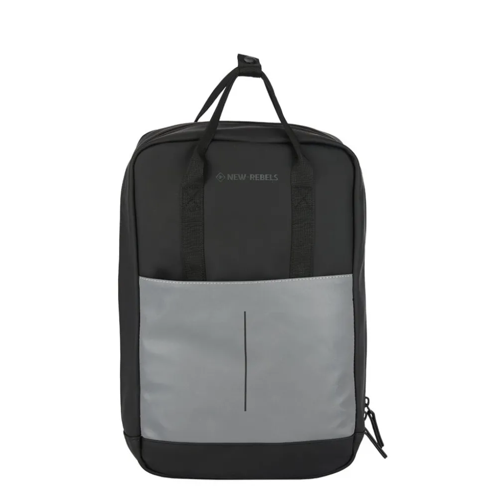 New Rebels Bowie Cape Coral Zwart 14L Rugzak Reflectie Waterafstotend Laptop 13"