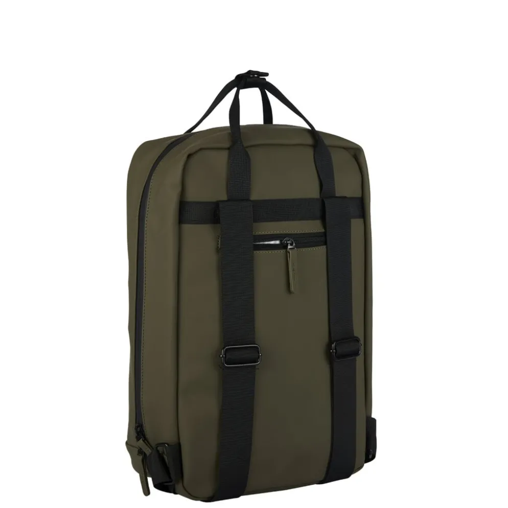 New Rebels Bowie Cape Coral Olijf Groen 15L Rugzak Reflectie Waterafstotend Laptop 13.3