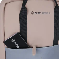 New Rebels Bowie Cape Coral Oudroze 14L Rugzak Reflectie Waterafstotend Laptop 13