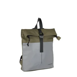 New Rebels Bowie Los Angeles Olijfgroen 9L Rugtas Rolltop Reflectie Waterafstotend