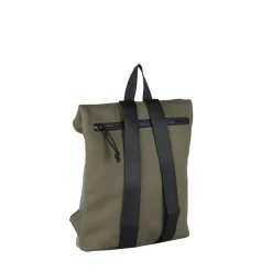 New Rebels Bowie Los Angeles Olijfgroen 9L Rugtas Rolltop Reflectie Waterafstotend