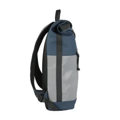 New Rebels Bowie New York Navy 21L Rugzak Rolltop Reflectie Waterafstotend Laptop 15.6