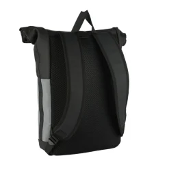 New Rebels Bowie New York Zwart 21L Rugzak Rolltop Reflectie Waterafstotend Laptop 15.6"