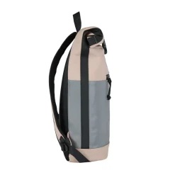 New Rebels Bowie New York Oudroze 21L Rugzak Rolltop Reflectie Waterafstotend Laptop 15.6