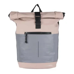 New Rebels Bowie New York Oudroze 21L Rugzak Rolltop Reflectie Waterafstotend Laptop 15.6