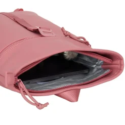 New Rebels Branson Los Angeles Rolltop Backpack Mini 7L Waterafstotende Rugzak PU Blush Roze
