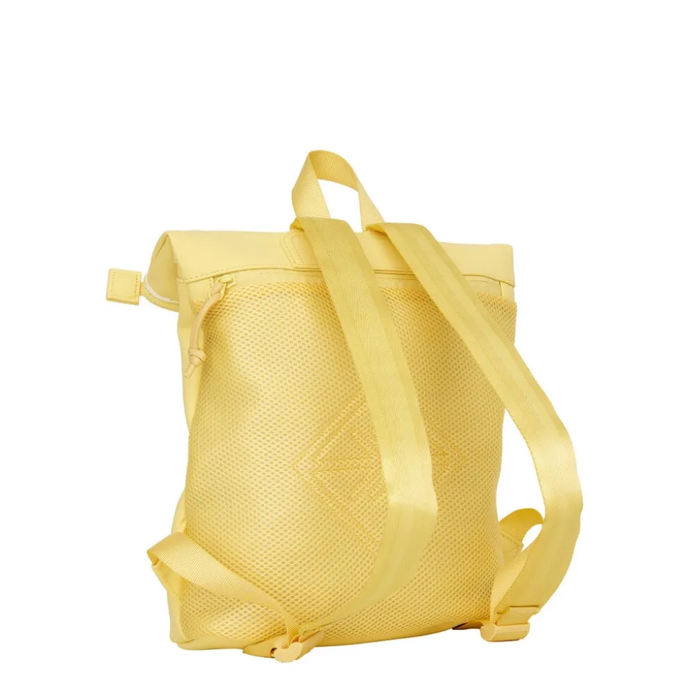 New Rebels Branson Los Angeles Rolltop Backpack Mini 7L Waterafstotende Rugzak PU Butter Yellow