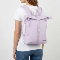 New Rebels Branson Los Angeles Rolltop Backpack Mini 7L Waterafstotende Rugzak PU Lila