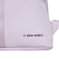 New Rebels Branson Los Angeles Rolltop Backpack Mini 7L Waterafstotende Rugzak PU Lila