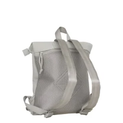 New Rebels Branson Los Angeles Rolltop Backpack Mini  7L Waterafstotende Rugzak van PU Grijs