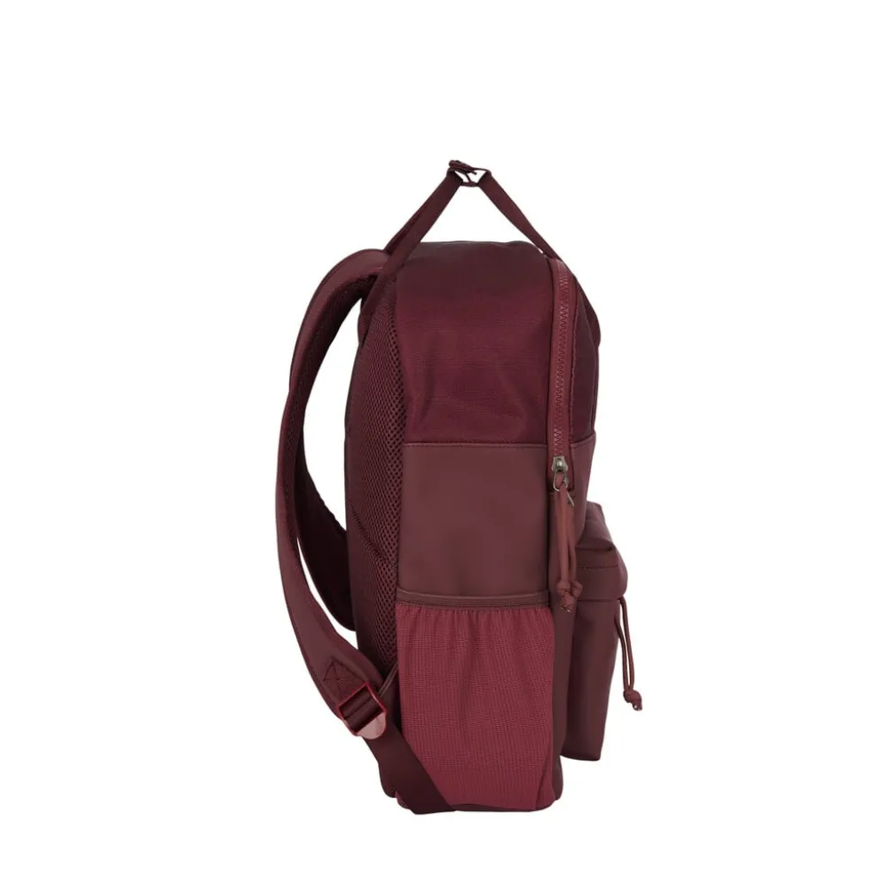 New Rebels Bruce Chicago Burgundy 17L Rugzak Waterafstotend Laptop 14"
