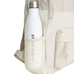 New Rebels Bruce Chicago Beige 17L Rugzak Waterafstotend Laptop 14