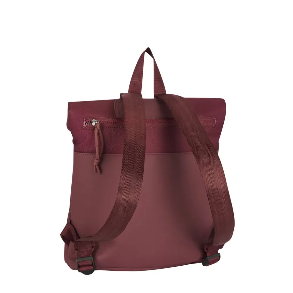 New Rebels Bruce Los Angeles Burgundy 7L Rolltop Rugzak Waterafstotend