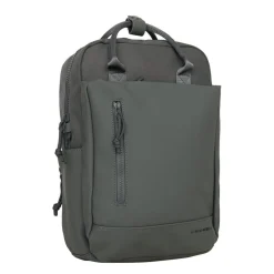 New Rebels Bruce Miami Rugzak 9L Waterafstotende Laptop Rugtas 13 inch Schooltas en Werktas van PU Nylon Comfortabel Comp 9L Antracite