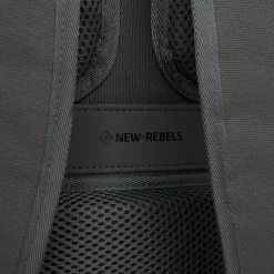 New Rebels Bruce Miami Rugzak 9L Waterafstotende Laptop Rugtas 13 inch Schooltas en Werktas van PU Nylon Comfortabel Comp 9L Antracite