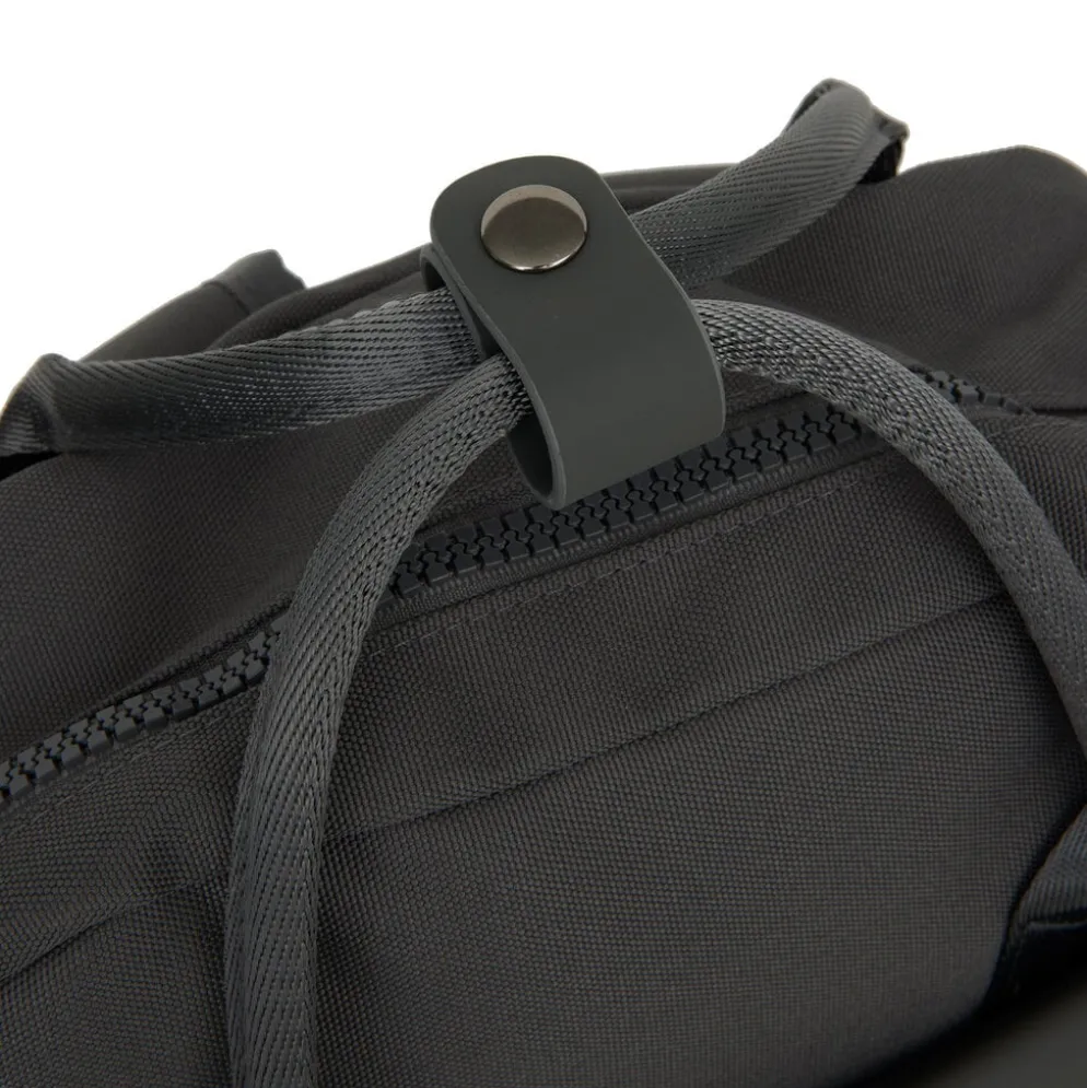 New Rebels Bruce Miami Rugzak 9L Waterafstotende Laptop Rugtas 13 inch Schooltas en Werktas van PU Nylon Comfortabel Comp 9L Antracite