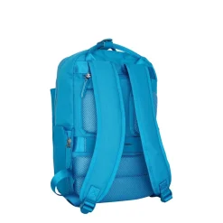 New Rebels Bruce Miami Rugzak 9L Waterafstotende Laptop Rugtas 13 inch Schooltas en Werktas van PU Nylon Comfortabel Comp 9L Turquoise
