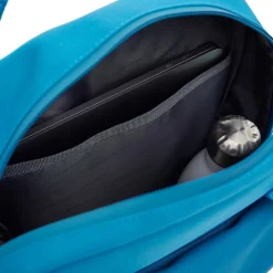 New Rebels Bruce Miami Rugzak 9L Waterafstotende Laptop Rugtas 13 inch Schooltas en Werktas van PU Nylon Comfortabel Comp 9L Turquoise