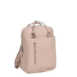 New Rebels Bruce Miami Rugzak 9L Waterafstotende Laptop Rugtas 13 inch Schooltas en Werktas van PU Nylon Comfortabel Comp 9L Old Pink