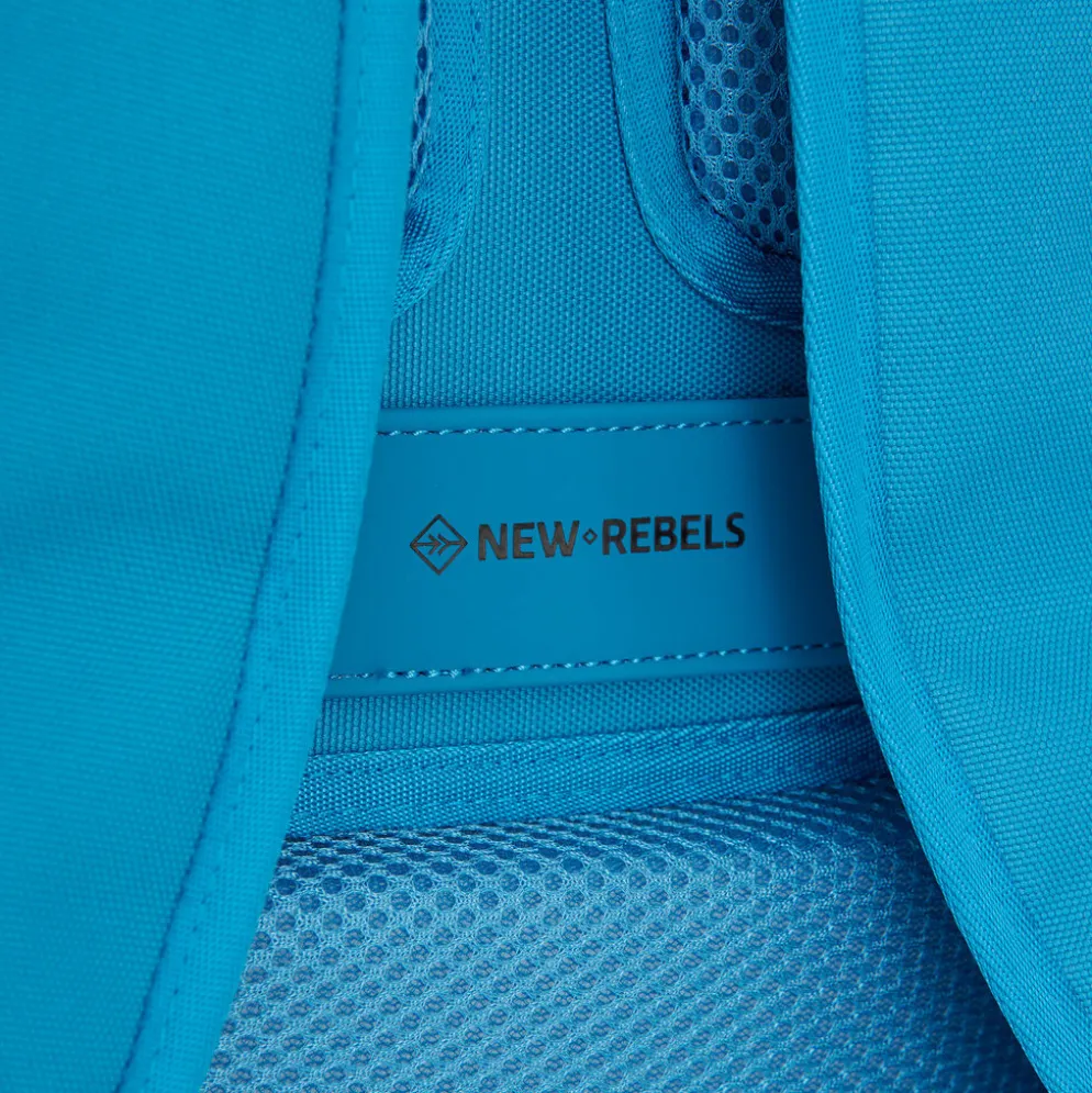 New Rebels Bruce Milwaukee 18L Laptoptas Werktas Schooltas 15,6 '' Turquoise