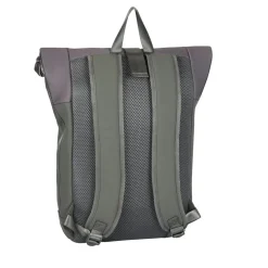 New Rebels Bruce New York Antraciet 21L Rolltop Rugzak Waterafstotend Laptop 15.6"