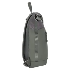 New Rebels Bruce New York Antraciet 21L Rolltop Rugzak Waterafstotend Laptop 15.6