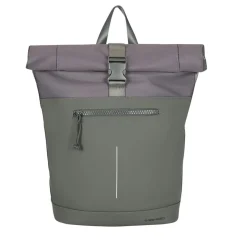 New Rebels Bruce New York Antraciet 21L Rolltop Rugzak Waterafstotend Laptop 15.6