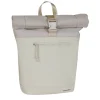 New Rebels Bruce New York Beige 21L Rolltop Rugzak Waterafstotend Laptop 15.6"
