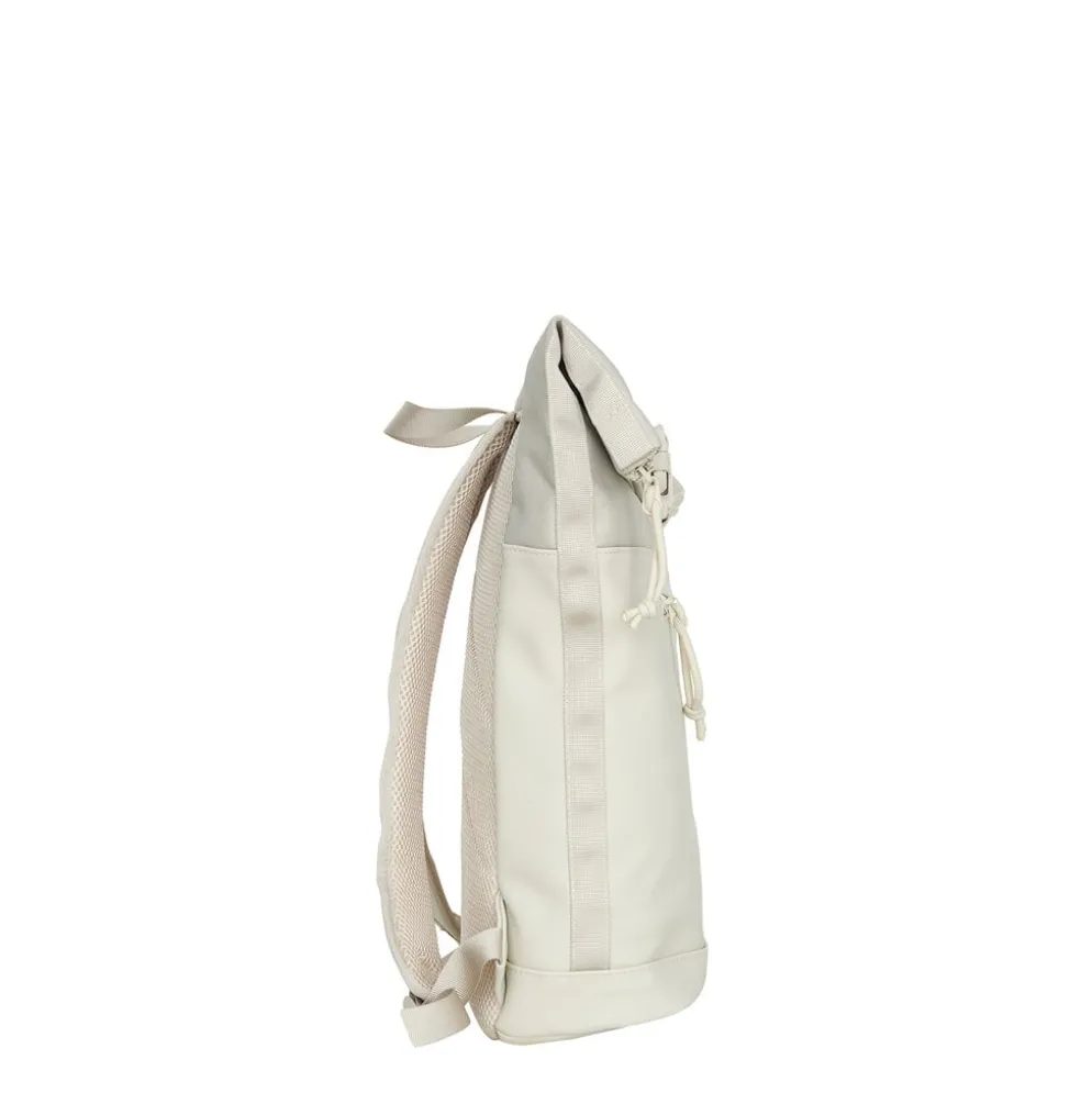 New Rebels Bruce New York Beige 21L Rolltop Rugzak Waterafstotend Laptop 15.6"