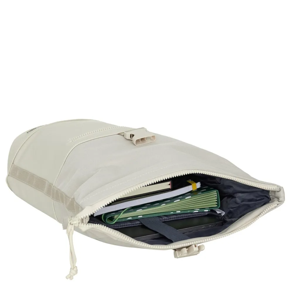 New Rebels Bruce New York Beige 21L Rolltop Rugzak Waterafstotend Laptop 15.6"