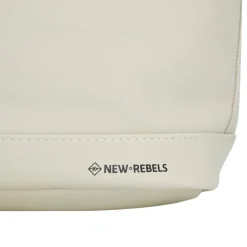 New Rebels Bruce New York Beige 21L Rolltop Rugzak Waterafstotend Laptop 15.6