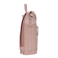 New Rebels Bruce New York Oudroze 21L Rolltop Rugzak Waterafstotend Laptop 15.6"