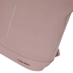 New Rebels Bruce New York Oudroze 21L Rolltop Rugzak Waterafstotend Laptop 15.6