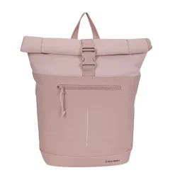 New Rebels Bruce New York Oudroze 21L Rolltop Rugzak Waterafstotend Laptop 15.6