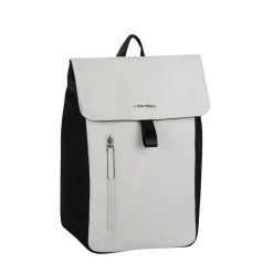 New Rebels Ceres Dothan Zwart Lichtgrijs 15L Rugtas met Flap Waterafstotend Laptop 15.6"
