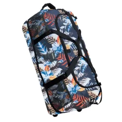 New Rebels Cranford Newark Flower oprolbare reistas met 2 wielen - 110L vergrootbare tas met handgrepen en ritssluiting - lichtgewicht