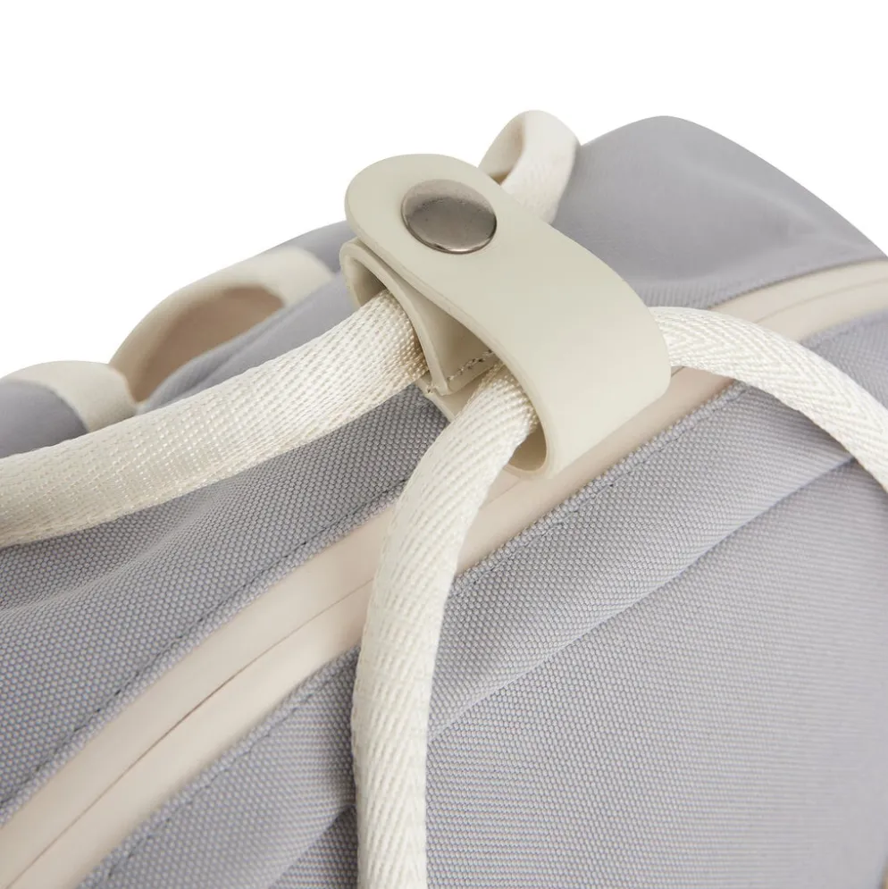 New Rebels Ferron Miami Rugzak 9L Waterafstotende Laptop Rugtas 13 inch Schooltas en Werktas van PU Nylon Comfortabel Lila Beige