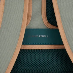 New Rebels Ferron Miami Rugzak 9L Waterafstotende Laptop Rugtas 13 inch Schooltas en Werktas van PU Nylon Comfortabel Antracite