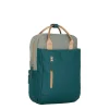 New Rebels Ferron Miami Rugzak 9L Waterafstotende Laptop Rugtas 13 inch Schooltas en Werktas van PU Nylon Comfortabel Petrol