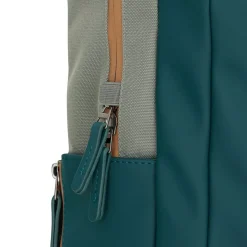 New Rebels Ferron Miami Rugzak 9L Waterafstotende Laptop Rugtas 13 inch Schooltas en Werktas van PU Nylon Comfortabel Petrol