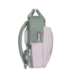 New Rebels Ferron Miami Rugzak 9L Waterafstotende Laptop Rugtas 13 inch Schooltas en Werktas van PU Nylon Comfortabel Lila