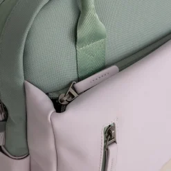 New Rebels Ferron Miami Rugzak 9L Waterafstotende Laptop Rugtas 13 inch Schooltas en Werktas van PU Nylon Comfortabel Lila